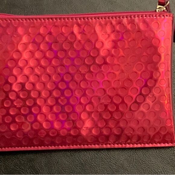 Kate Spade Red Little Shiloh Clutch Beale Street Zip Pouch - Picture 5 of 7